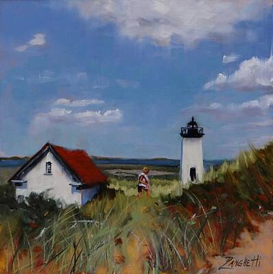 New England Lighthouse Original Artwork