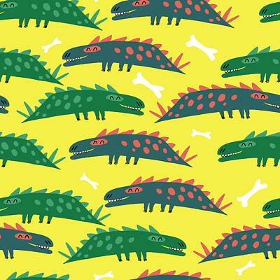 Designs Similar to Pattern With Dinosaurs