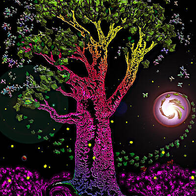 Designs Similar to Rainbow Tree Night