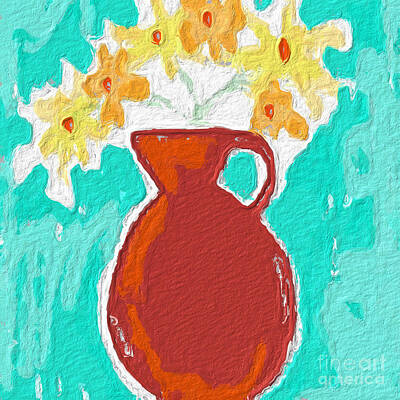 Designs Similar to Red Vase Of Flowers
