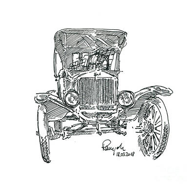 Model T Ford Drawings