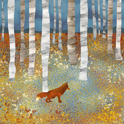 Autumn Landscape Digital Art Prints