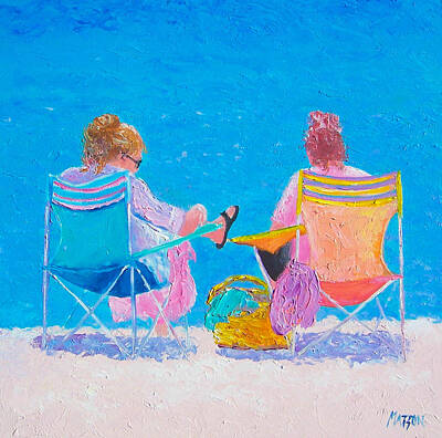 Beach By Jan Matson Paintings