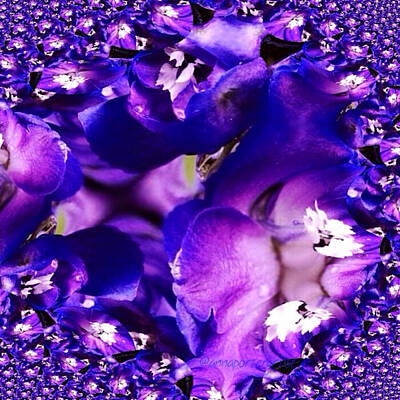 Designs Similar to Blue Delphinium Abstracted