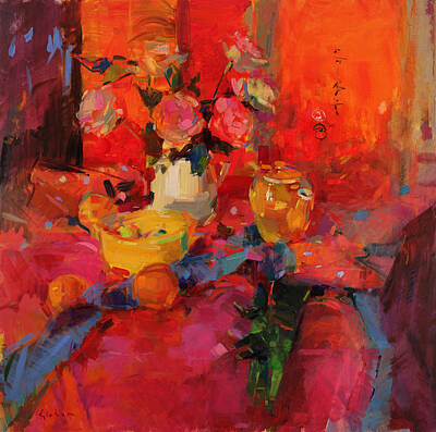 Oriental Teapot Paintings