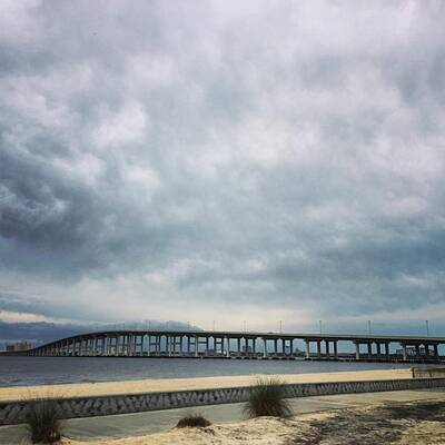 Designs Similar to Cloudy Skies #biloxi #bridge