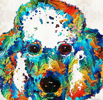 Miniature Poodle Paintings