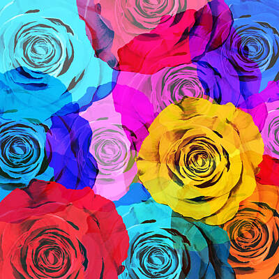 Designs Similar to Colorful Roses Design