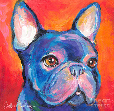 French Bulldog Puppy Paintings