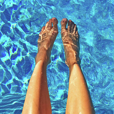 Designs Similar to Female feet in blue water