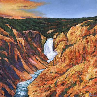 The Grand Canyon Of The Yellowstone Paintings