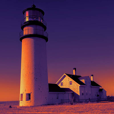  Photograph - Highland Light, Truro Lighthouse Cape Cod by Darius Aniunas
