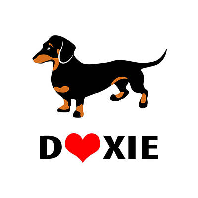 Designs Similar to I Love My Doxie