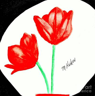 Designs Similar to Red Painted Tulips