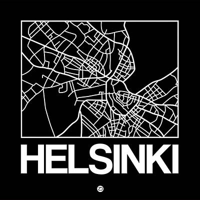 Designs Similar to Black Map of Helsinki