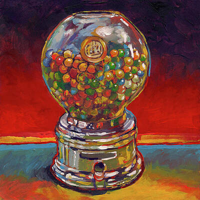 Gum Ball Machine Art Prints