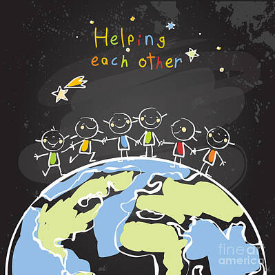 Designs Similar to Kids Helping Each Other Global