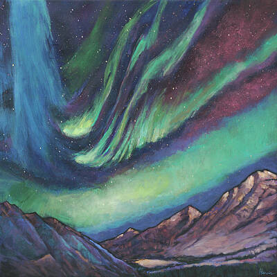 Alaska Northern Lights Art Prints