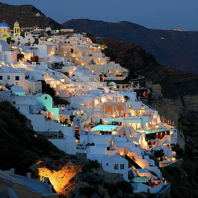 Designs Similar to Oia, Santorini Greece At Night