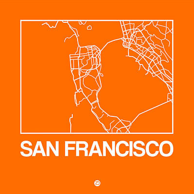 Designs Similar to Orange Map of San Francisco