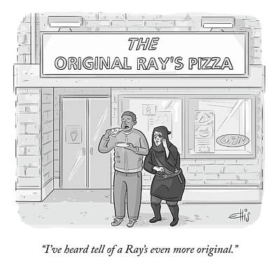 New York Pizza Drawings