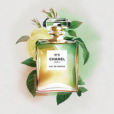 Chanel Perfume Bottle Art Prints for Sale - Fine Art America