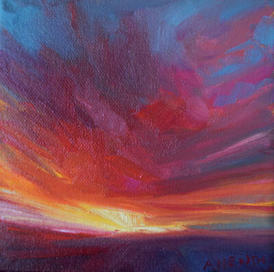  Painting - Northern Skies by Alison Newth