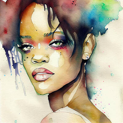 Rihanna Sketch Art