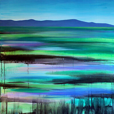  Painting - Abstract Landscape by K McCoy