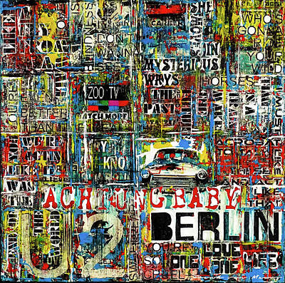  Painting - Achtung baby by Frank Van Meurs