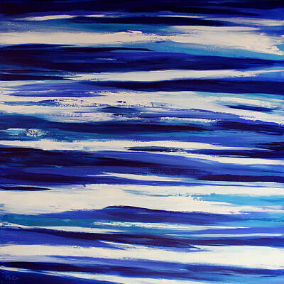  Painting - Aqua - Abstract Art by K McCoy
