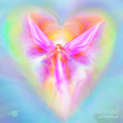  Painting - Archangel Ariel by Glenyss Bourne