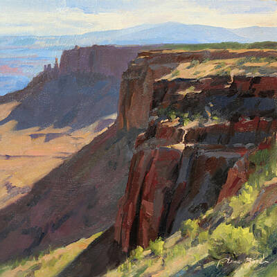  Painting - Buck Canyon Atmosphere by Anna Rose Bain