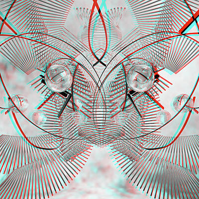  Digital Art - GB Exp3 3D Anaglyph by Peter J Sucy