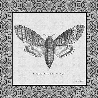 Designs Similar to Grey Tapestry Moth B