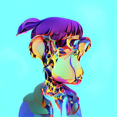  Digital Art - Meta Ape #85 by Apesby3Magnas