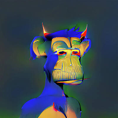  Digital Art - Meta Ape #89 by Apesby3Magnas