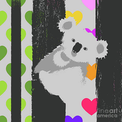 Koala Pop Digital Art