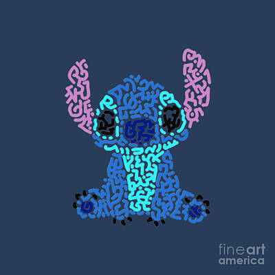 Stitch Disney Drawing by Dilini Abeysinghe - Pixels