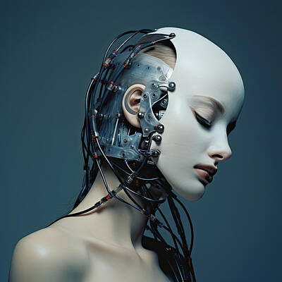 Human Head Digital Art