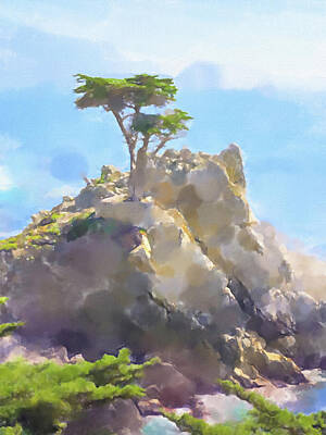 Designs Similar to Lone Cypress painting