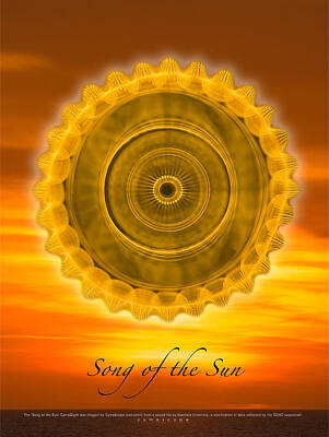  Photograph - Song of the Sun #1 by CymaScope