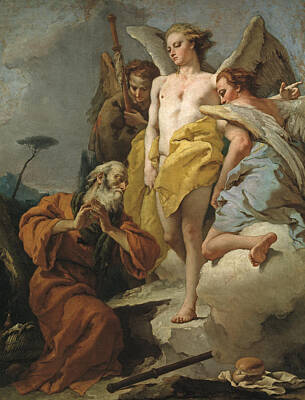 Abraham And The Three Angels Giovanni Battista Tiepolo Painting - Abraham And The Three Angels by Giovanni Battista Tiepolo