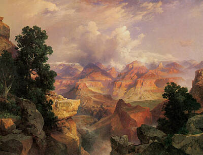 The Grand Canyon Painting by Thomas Moran