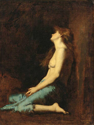 Jean-jacques Henner Painting - Mary Magdalene by Jean-Jacques Henner