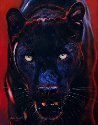 Black Panther Paintings | Fine Art America