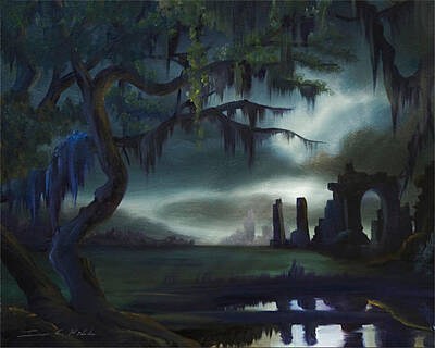 Αποτέλεσμα εικόνας για haunted castle painting