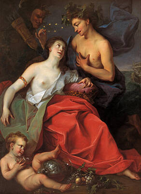 Ariadne Painting - Bacchus And Ariadne by Ignazio Stern