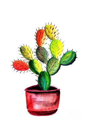 Cactus Flower Paintings (Page #26 of 30) | Fine Art America