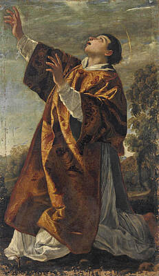  Painting - Figure Of A Saint by Filippo Vitale